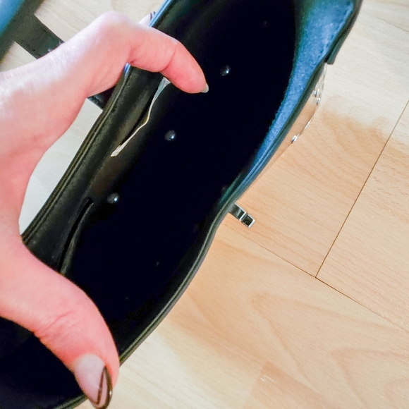 H & M Patent Faux Leather Bag with Grommet Details - Picture 7 of 7